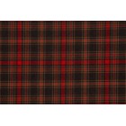 Medium Weight Hebridean Tartan Fabric - Highland Peat